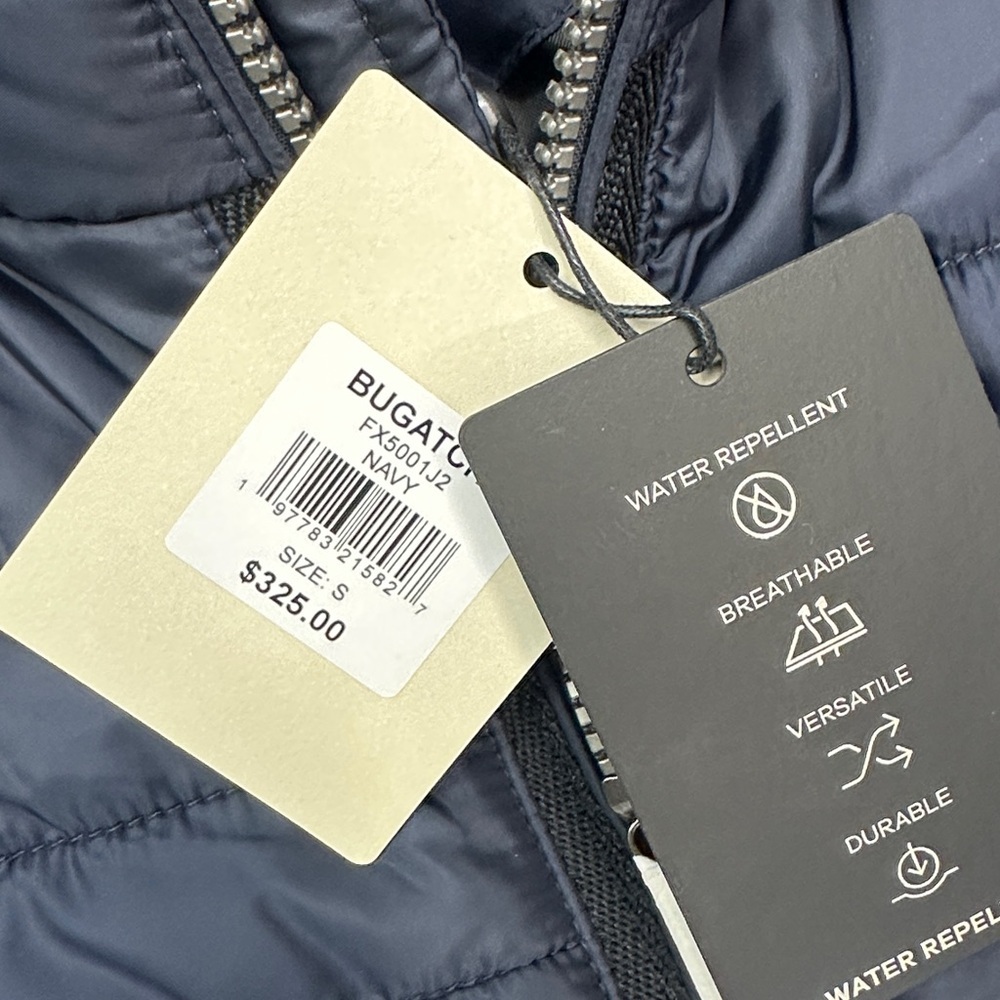 Bugatchi Men's Dark Blue Puffer Jacket - Picture 9 of 11
